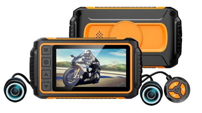 Dashcam do motocykli: prezentowany Dashcam Rollei M1